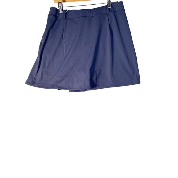 HALARA Woman's High Waisted 2-in-1 Side Pocket Pleated Golf Skirt Slate SZ XL‎ - Picture 5 of 8